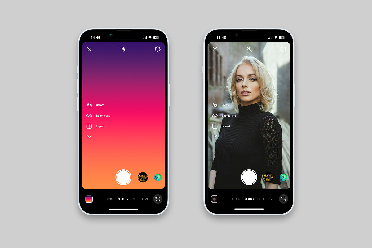 Instagram Template Mockup PSD, a Social Media Template by Dilshod Sobirov (Photo 16 of 19)
