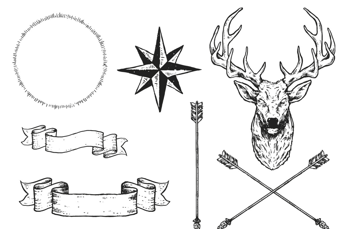Deer Vector Illustration, an Illustration by danielcomerci (Photo 4 of 4)