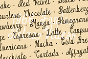 Hasmuter Retro Script, a Script Font by madeDeduk (Thumbnail 5 of 8)