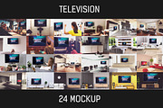 24 TV Display Mockup, a Product Mockup by Walentin (Thumbnail 1 of 21)