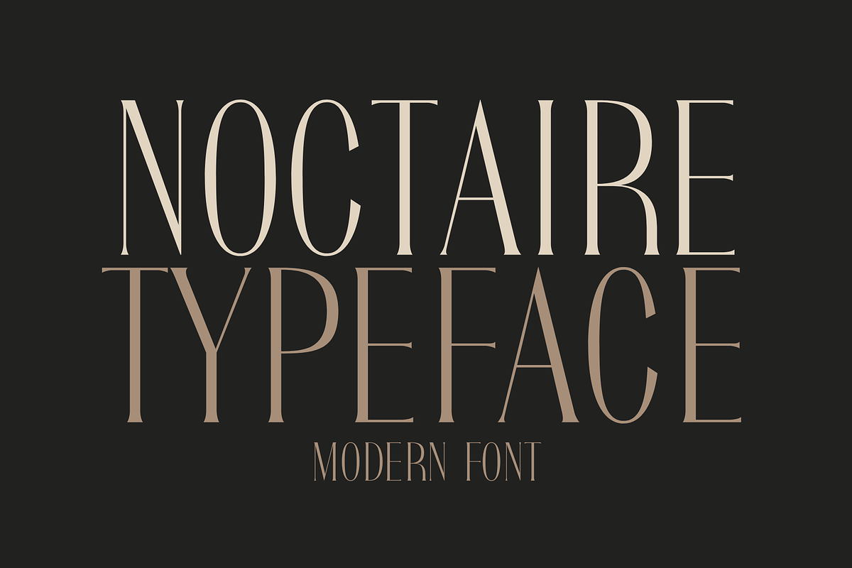 Noctaire - Modern Serif, a Serif Font by Sronstudio (Photo 1 of 18)