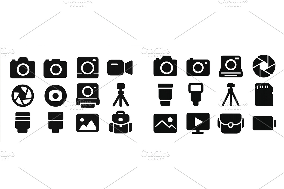 Collection of camera and photography, an Illustration by ZinetroN