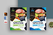 Special Burger Menu Template, a Flyer Template by obayes (Thumbnail 1 of 4)
