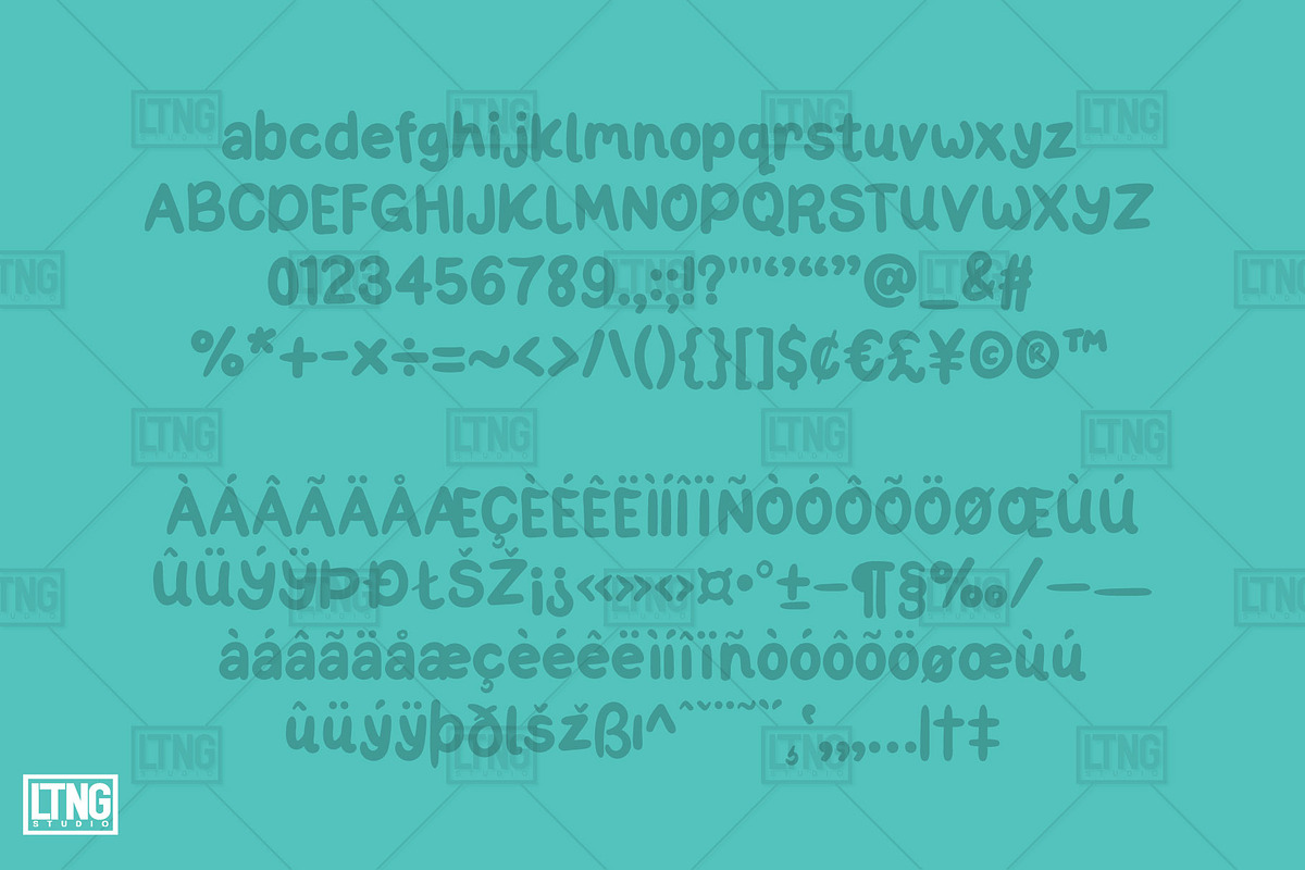 Little Kodomo Playful type family preview 3