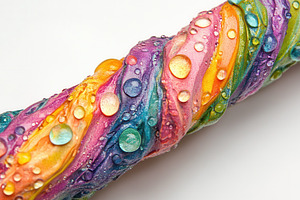 Close up of a textured plant stem, a Photo by Pavel_design