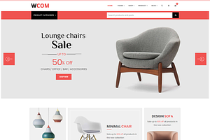 Wcom - Modern Furniture WooCommerce