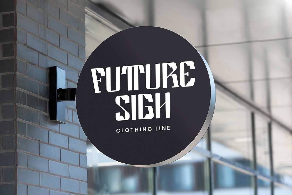 Bulzing - Futuristic font, a Slab Serif Font by Dryy.type (Photo 9 of 10)