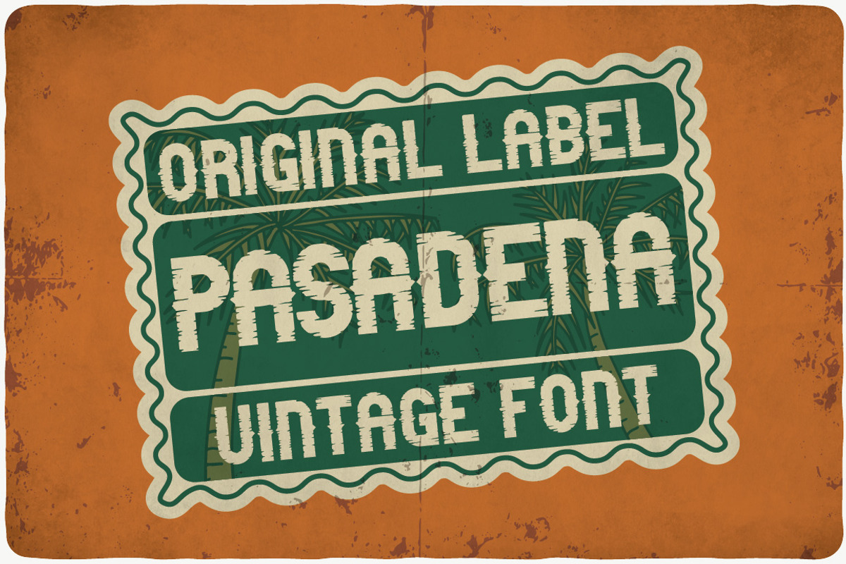Pasadena typeface preview 6