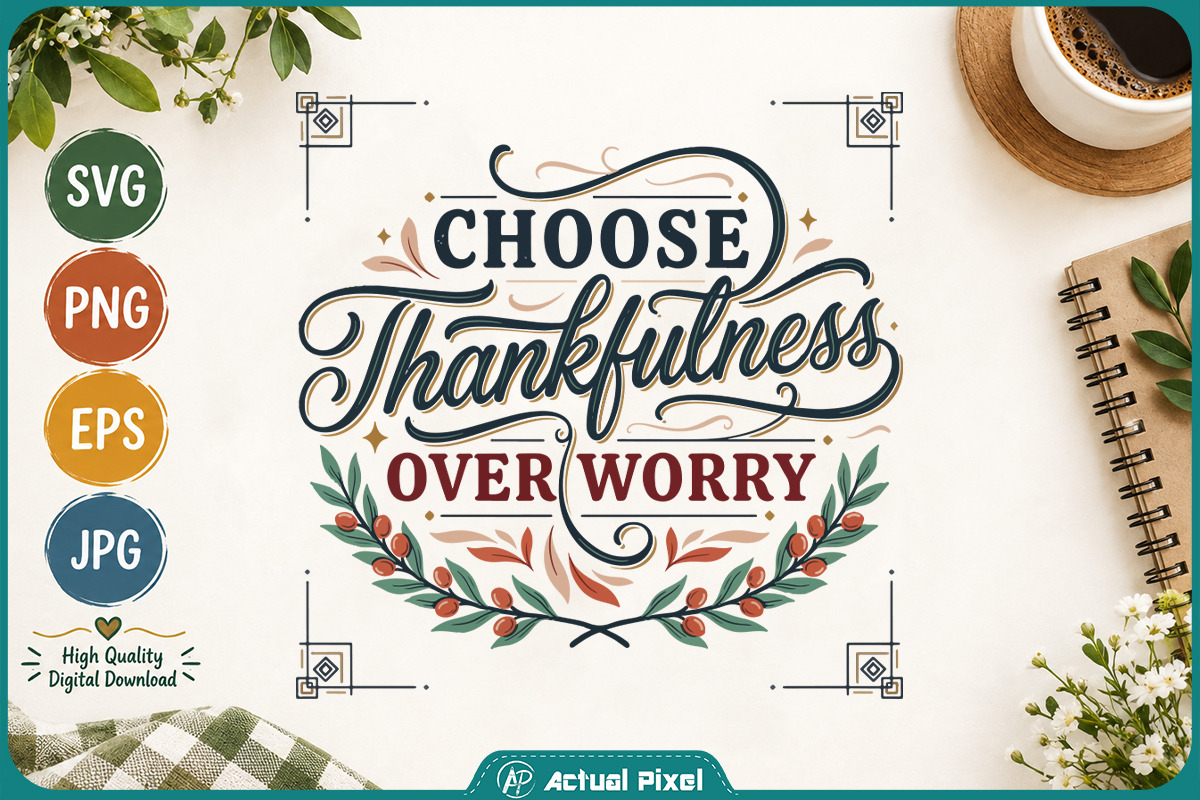Gratitude Quotes Bundle, a Decorative Illustration by Actual Pixel (Photo 4 of 22)