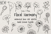 Floral Harmony, Whimsical Sketch, an Object Illustration by Artalia (Thumbnail 1 of 5)