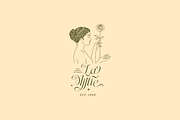 Dh Milate - 16 Beauty Elegant Family, a Serif Font by Dharmas Foundry (Thumbnail 8 of 17)