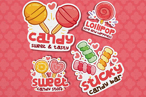 Colorful Candy - Quirky Display Font