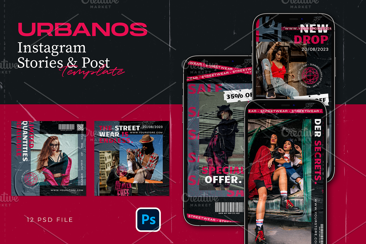hype Instagram Template - Urbanos, a Social Media Template by Gibcreat (Photo 1 of 4)