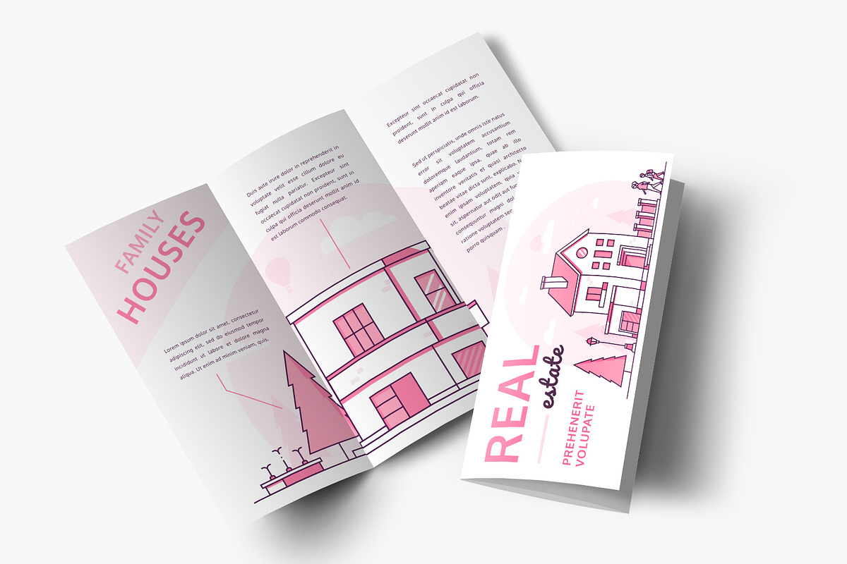Set of line design cottage houses, an Illustration by Boyko Pictures (Photo 5 of 8)