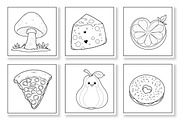 Food Pun Coloring Book, a Photo by Wow Magic (Thumbnail 2 of 3)