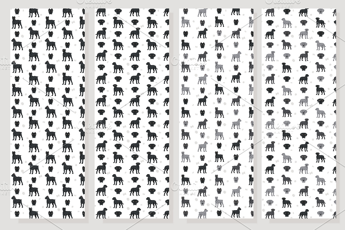 Cane Corso dog clip art, an Animal Illustration by pet design shop (Photo 8 of 9)