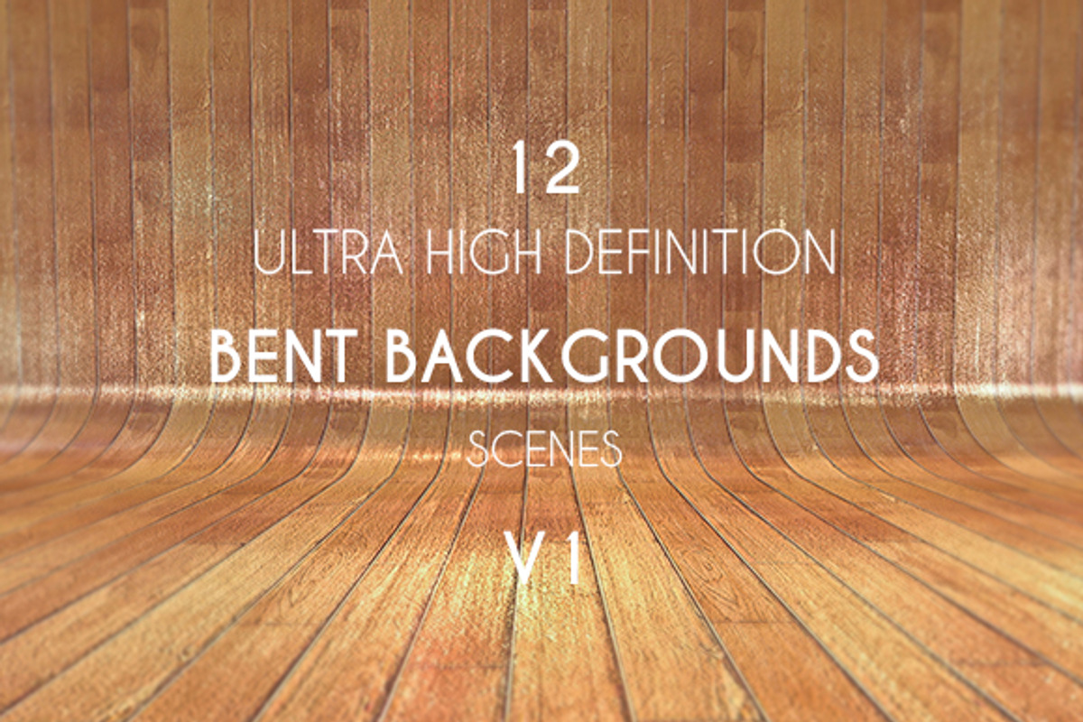 12 UHD Bent Background Scenes V1, an Object Graphic by LuisFaus (Photo 2 of 5)