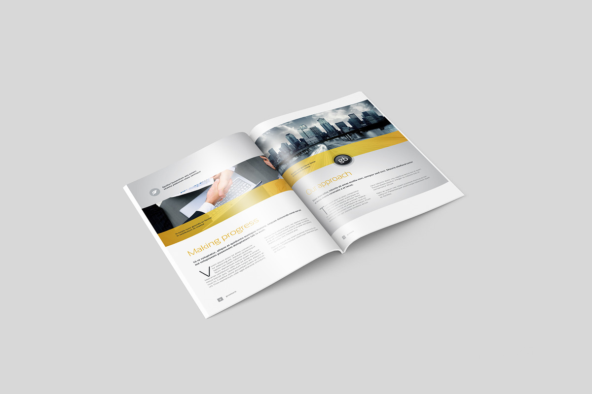 US Letter Magazine / Brochure Mockup, a Books & Magazine Mockup by ...