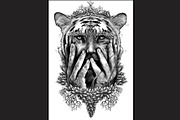 Human Nature - T-Shirt Design, an Animal Illustration by BusOne (Thumbnail 5 of 5)