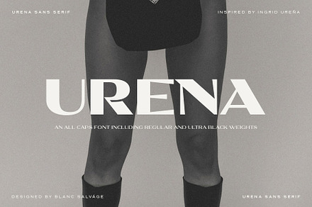 Urena Ultra Wide Sans Serif, a Sans Serif Font by Blanc Salváge
