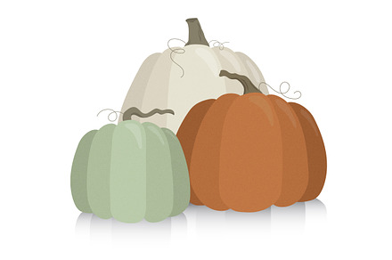 Three Pumpkins