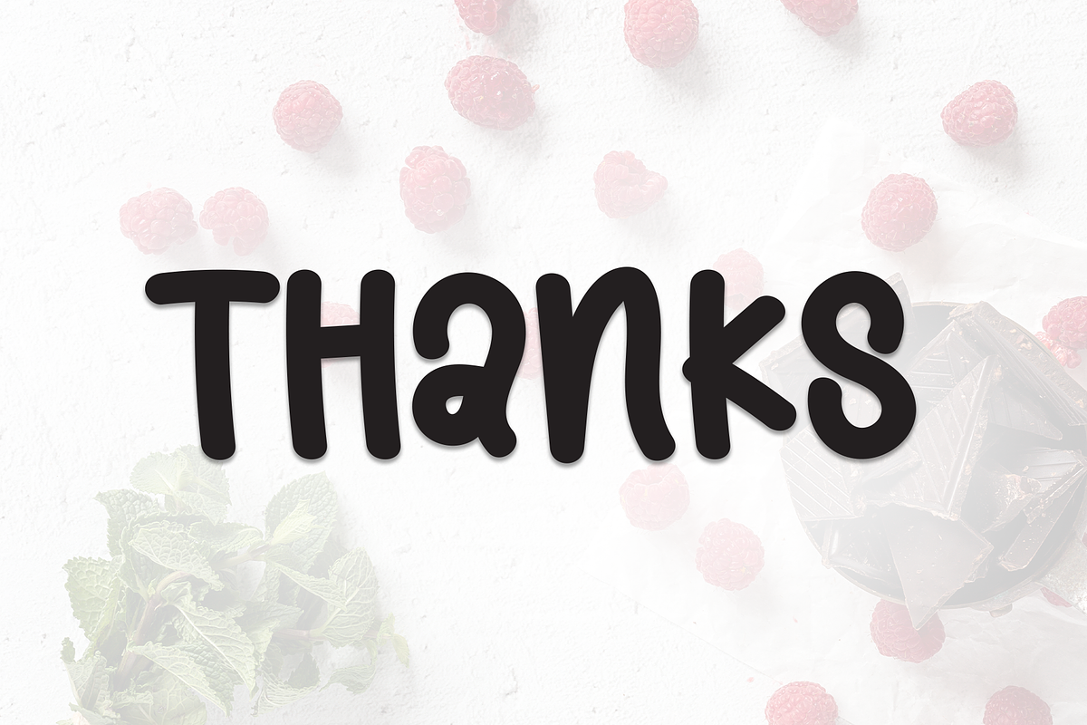 Choco Berry | Script Font, a Script Font by Scratchones (Photo 9 of 9)