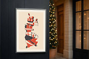 Retro Christmas Design Kit, a Seasonal Illustration by Retro Machine (Thumbnail 4 of 17)