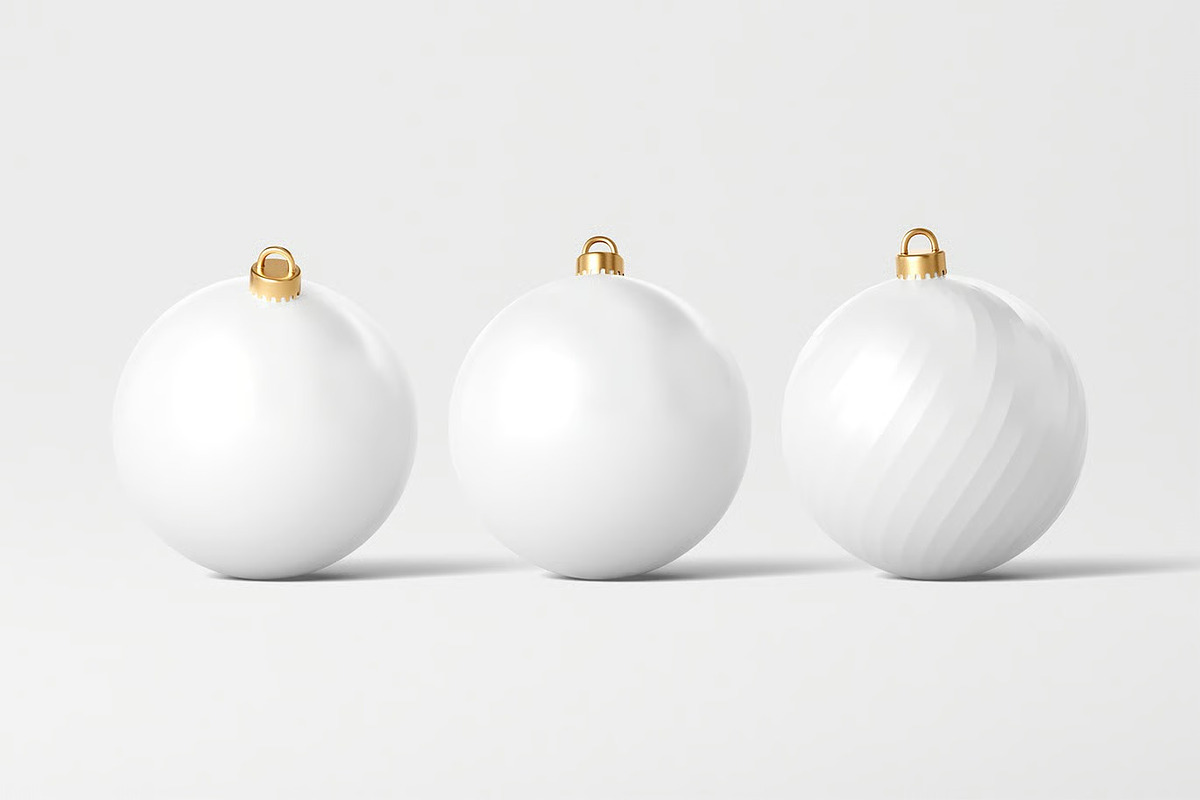 Christmas Ball Mockup, a Product Mockup by zpackcreative (Photo 3 of 4)