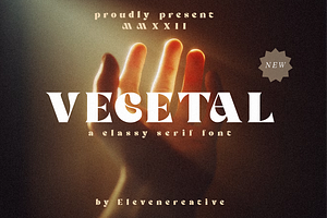 Vegetal Serif Font