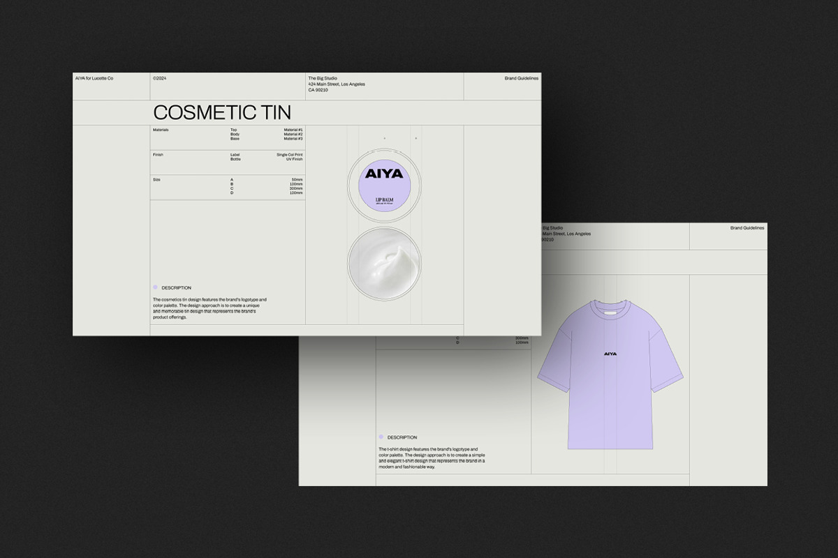 AIYA | Brand Guidelines, a Presentation Template by Studio Standard (Photo 6 of 12)