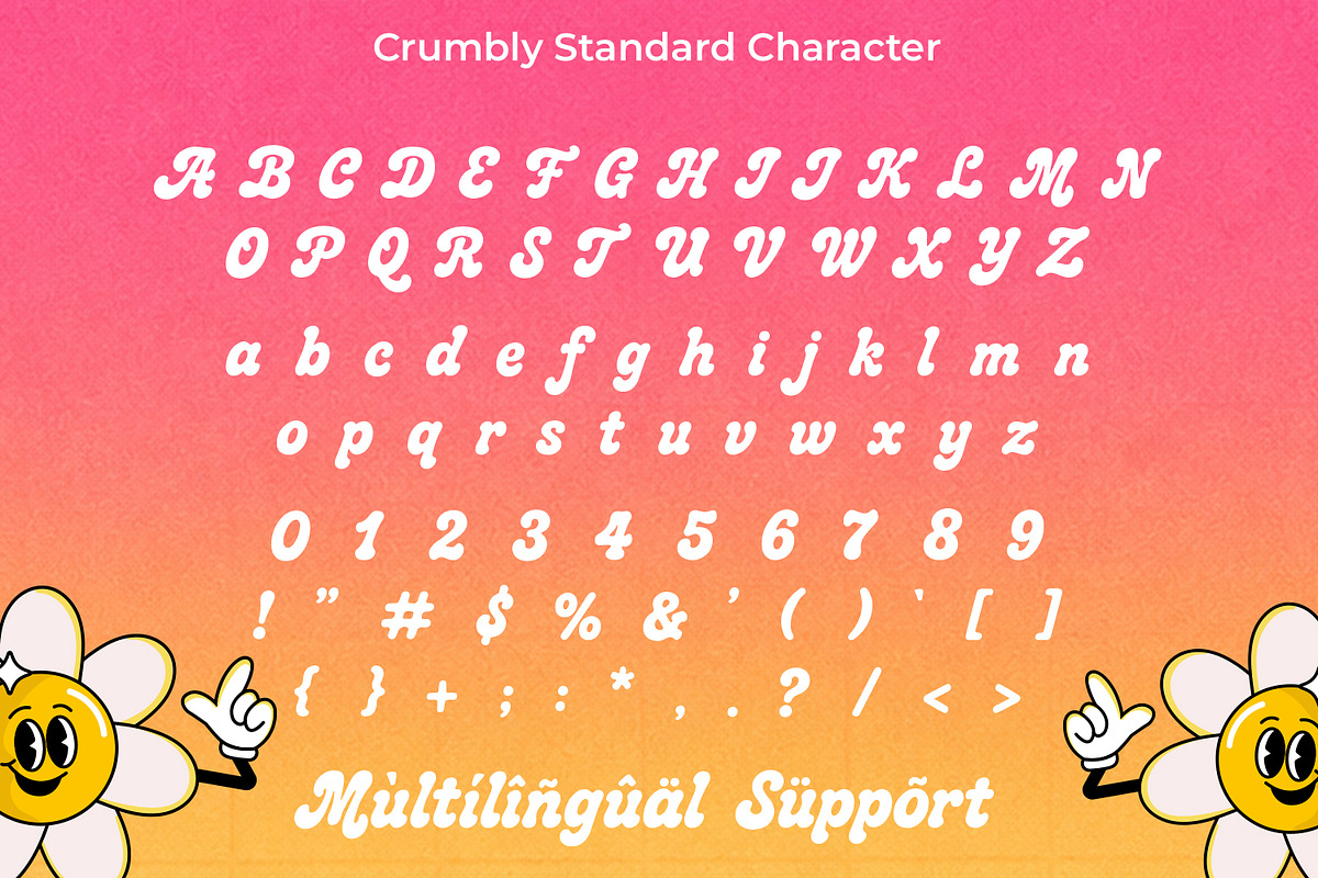 Crumbly Twinkles - Groovy Playful, a Script Font by Black Junst (Photo 9 of 10)