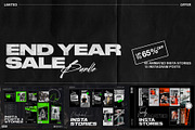 End of Year Sale Instagram Bundle, a Social Media Template by Marie T (Thumbnail 1 of 41)