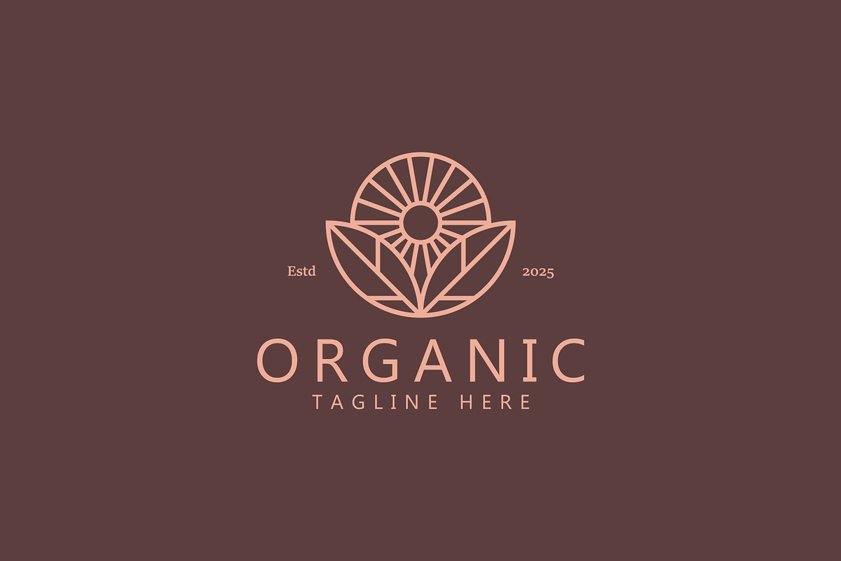Organic Logo Nature Fresh Product, a Branding & Logo Template by Signatoro (Photo 1 of 2)