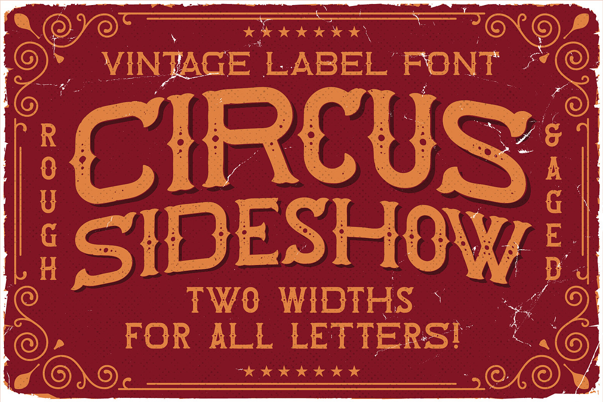 Circus Sideshow, a Font by VozzyStock (Photo 3 of 7)