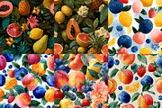 Mixed Fruits Summer Seamless Pattern, a Texture Illustration by DreamPrint404 (Thumbnail 5 of 7)