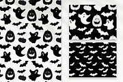 Halloween Seamless Patterns, a Seasonal Illustration by Mari_Caliart (Thumbnail 13 of 15)