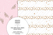 Gold Pink Stationery Paper Pack, a Pattern Graphic by Frou Fou Craft (Thumbnail 6 of 7)