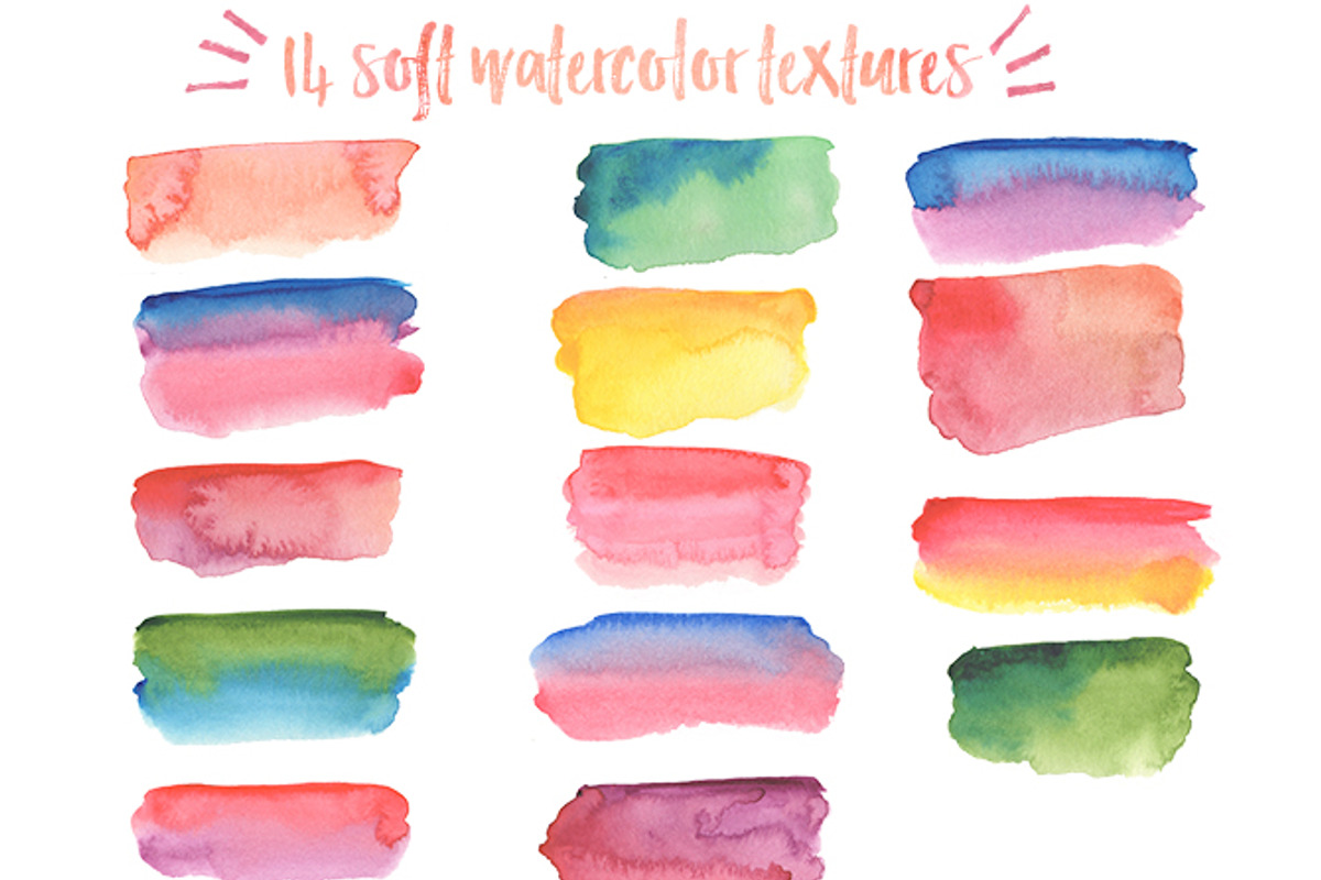 Soft Watercolor Texture Pack, a Texture Graphic by Nerdy Girl Creative (Photo 2 of 8)