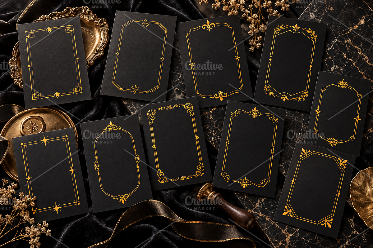 Gold Frames, a Decorative Illustration by alexdndz (Photo 2 of 3)