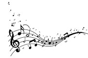 Musical Notes, a Decorative Illustration by Pavel Vectors (Thumbnail 5 of 6)