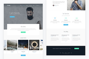 Handy — Portfolio PSD Template