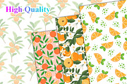 Orange Seamless Pattern, a Pattern Graphic by Digital Studio (Thumbnail 3 of 5)