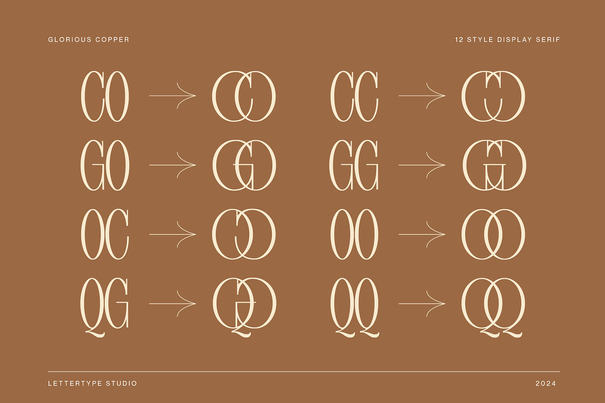 Glorious Copper Family, a Serif Font by Lettertype Studio (Photo 7 of 20)