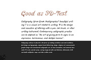 CaliBanto 3D Font, a Script Font by Sentavio (Thumbnail 5 of 6)