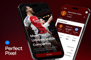 Scory Live Football Scores Mobile, an UI Kit Template by Creative Perspective (Thumbnail 3 of 7)