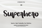 Superhero | Script Font, a Script Font by Scratchones (Thumbnail 1 of 8)