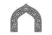 Islamic Arch Window Vector Bundle, an Illustration by yasushie (Thumbnail 49 of 51)