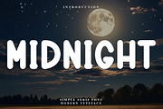 Midnight, a Script Font by FreshTypeINK (Thumbnail 1 of 7)