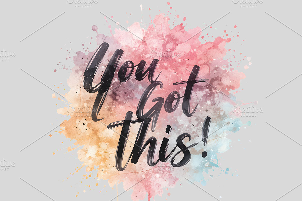 T-Shirt Design You Got This, an Illustration by Creative design (Photo 2 of 2)
