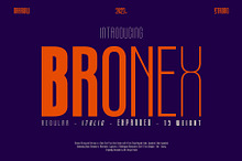 Bronex Typeface